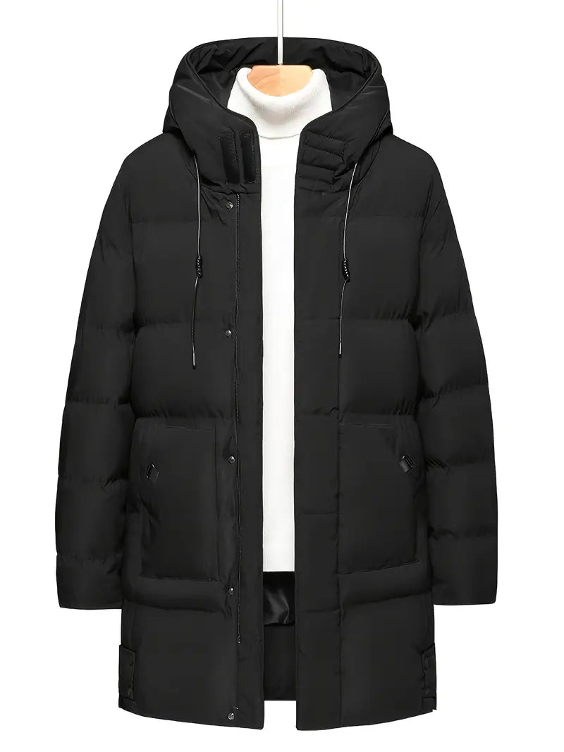 Alex - Padded winter jacket for men with hood