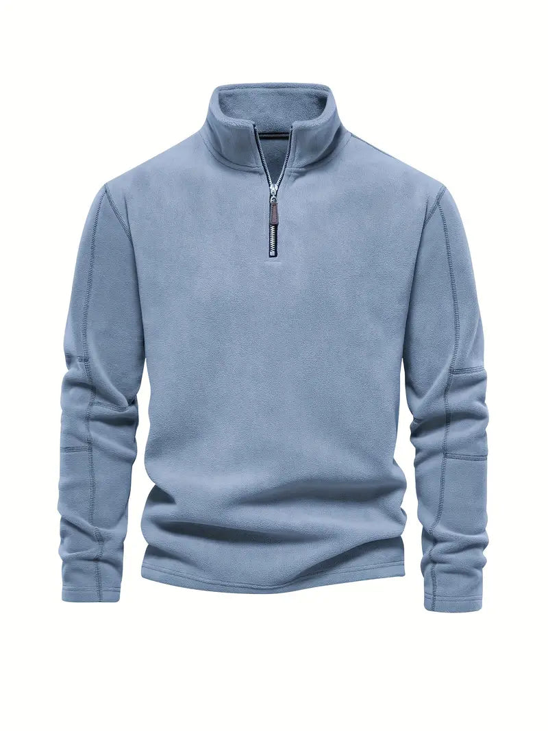Cord - Pullover with half zipper