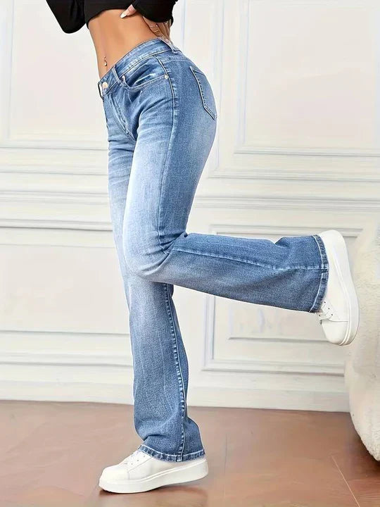 Flared vintage-look jeans