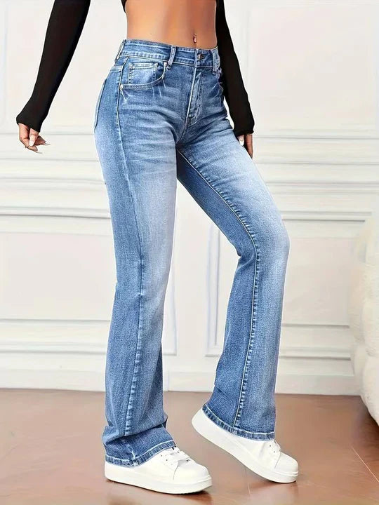 Flared vintage-look jeans