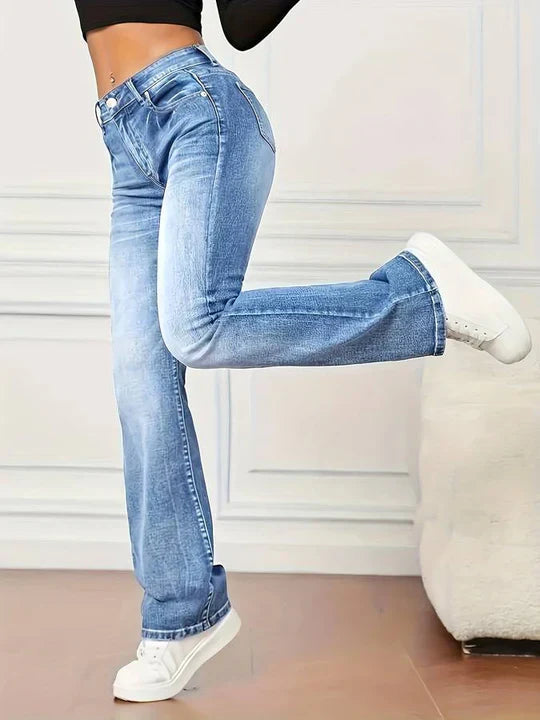 Flared vintage-look jeans