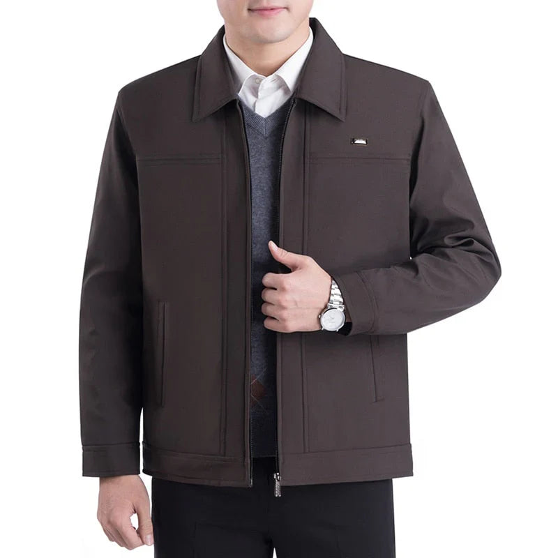Hanse - Elegant Classic Men's Jacket with Lapel Collar