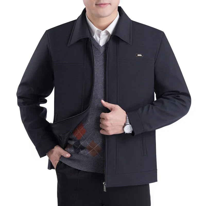 Hanse - Elegant Classic Men's Jacket with Lapel Collar