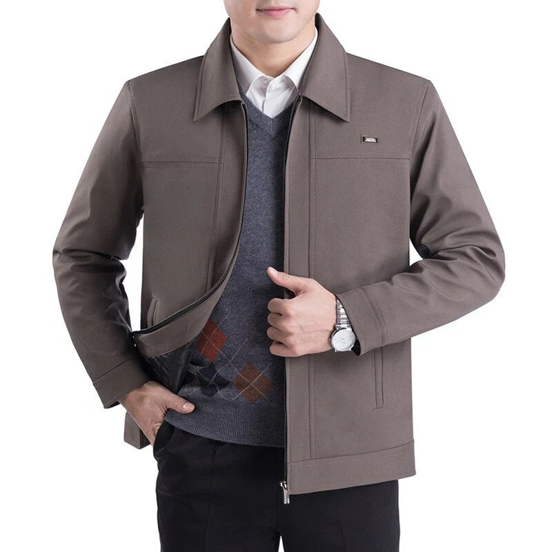 Hanse - Elegant Classic Men's Jacket with Lapel Collar
