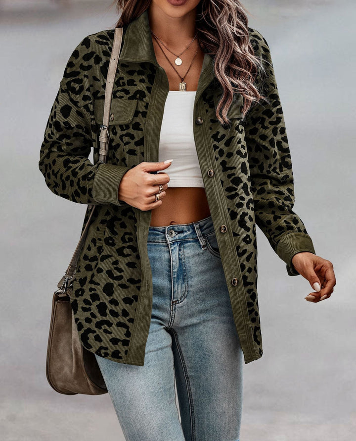 Krystal - Women's Leopard Print Jacket