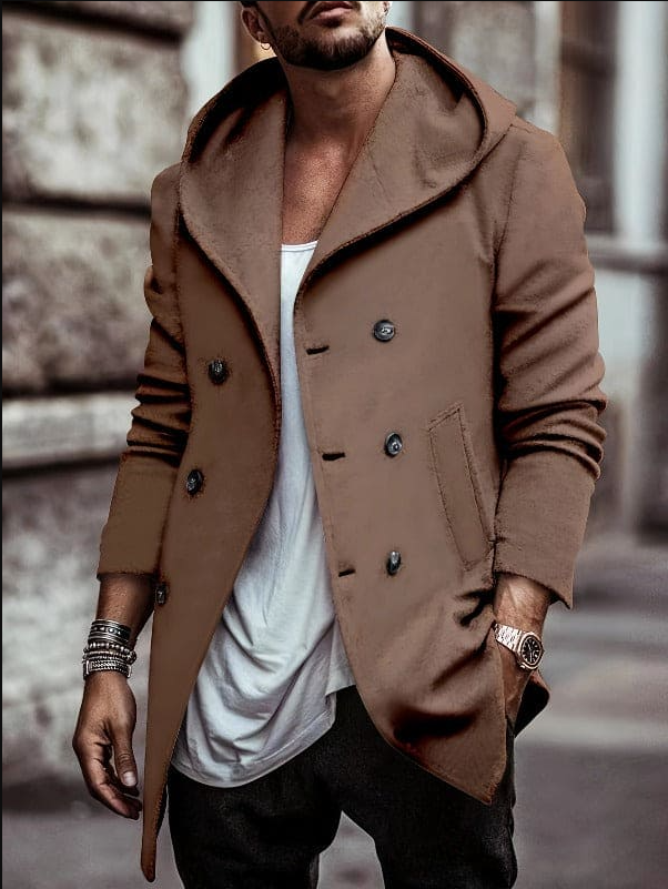 Kurt - Jacket with hood and long sleeves