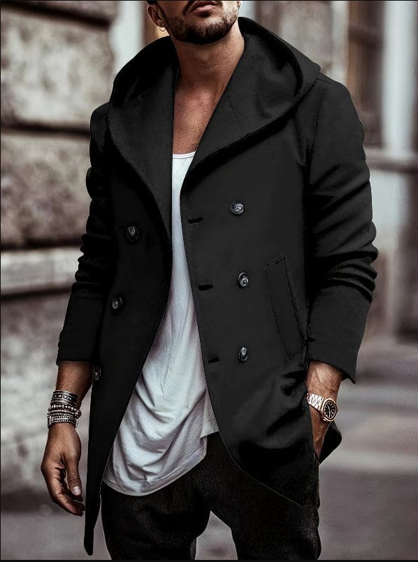 Kurt - Jacket with hood and long sleeves