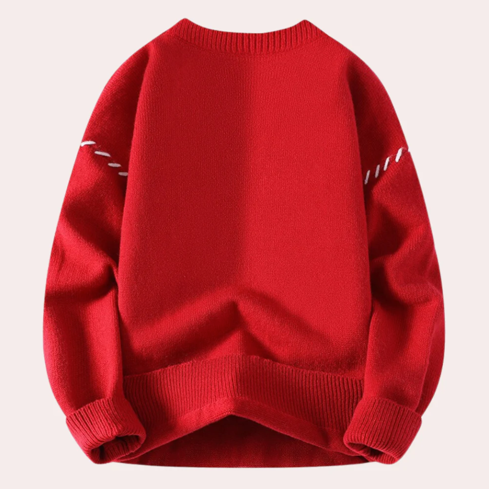Maslen - High-neck winter jacket for men