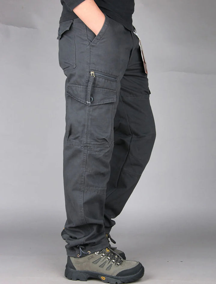 Siam - Unusual straight cargo pants for men