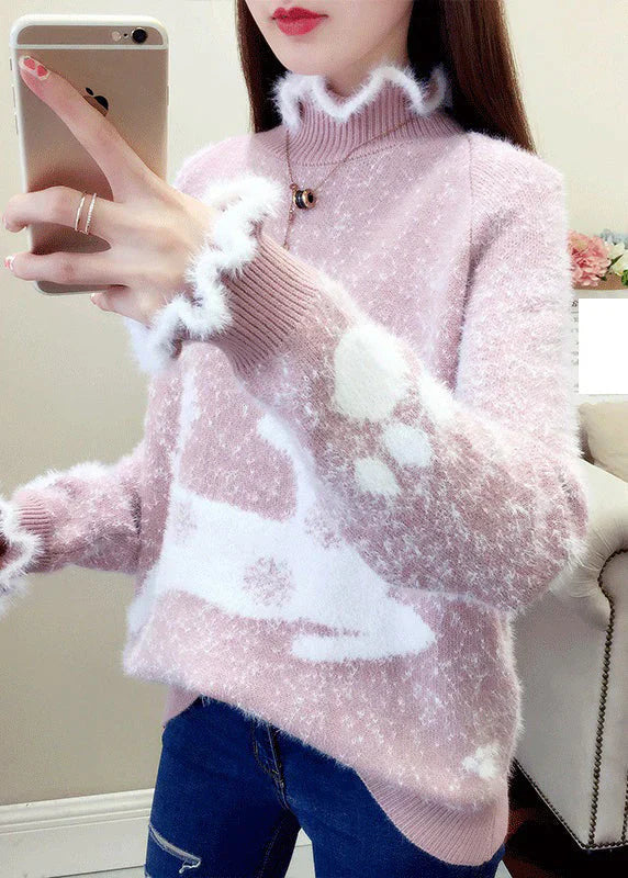 Yaretzi - Casual sweater with ruffles