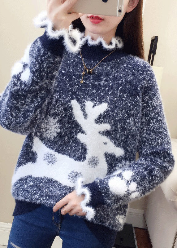 Yaretzi - Casual sweater with ruffles