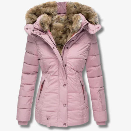 Zera - Women's Hooded Warm Jacket - Winter Essential