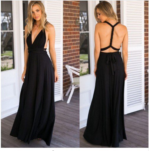 Women's Long Evening Dress for Party and Night Out Look