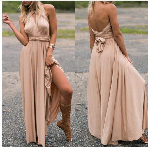 Women's Long Evening Dress for Party and Night Out Look