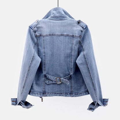 Aerin - Washed denim jacket for women