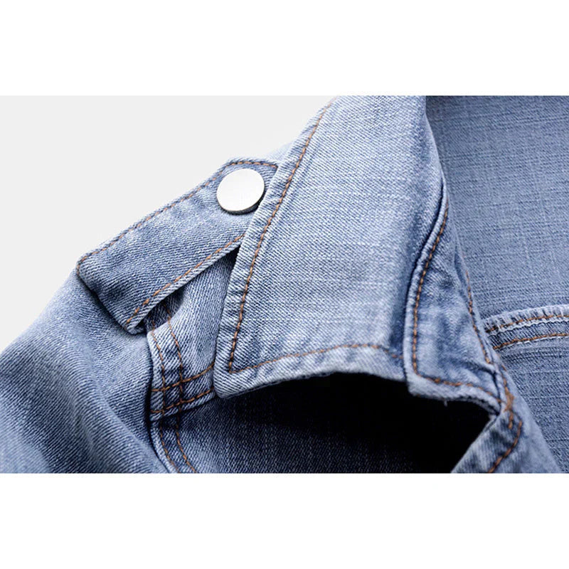 Aerin - Washed denim jacket for women
