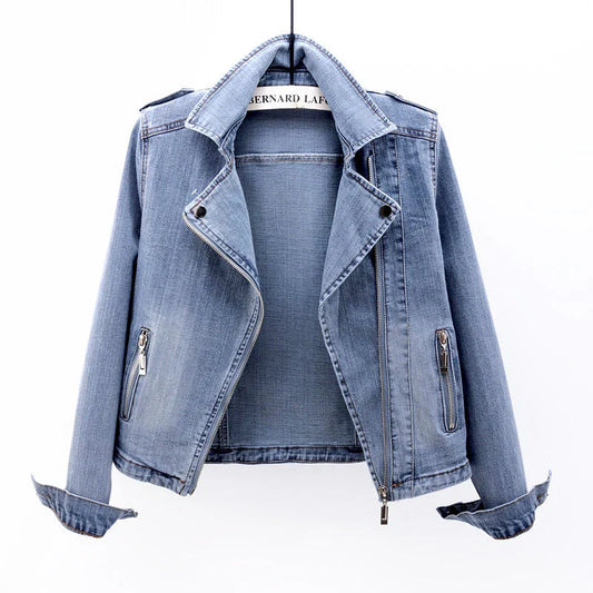 Aerin - Washed denim jacket for women