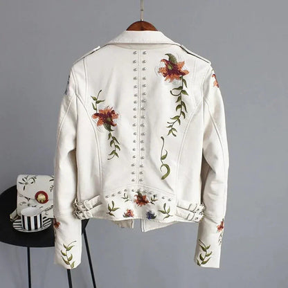 Ainhoa - Women's jacket with flowers
