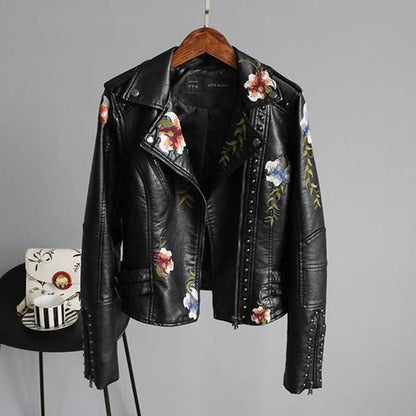 Ainhoa - Women's jacket with flowers