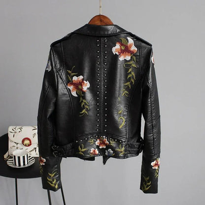 Ainhoa - Women's jacket with flowers