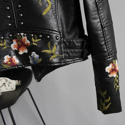 Ainhoa - Women's jacket with flowers