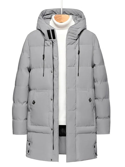 Alex - Padded winter jacket for men with hood