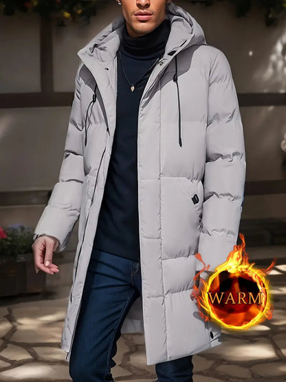Alex - Padded winter jacket for men with hood