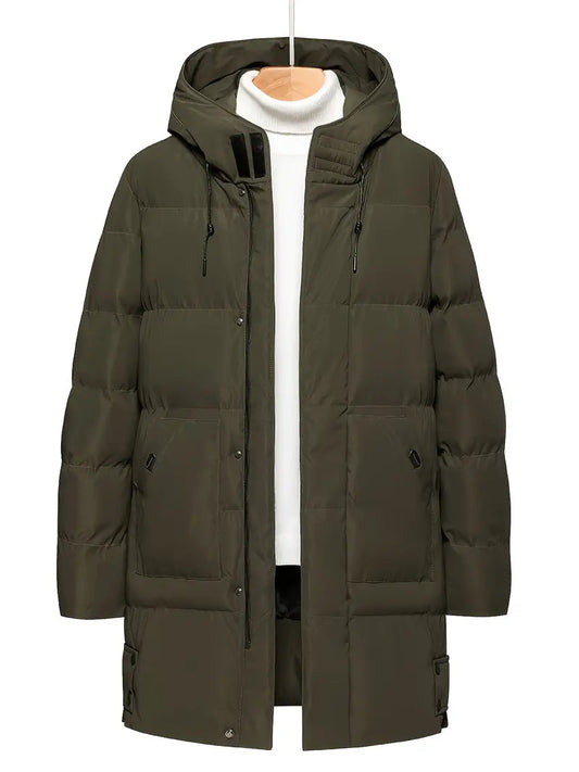 Alex - Padded winter jacket for men with hood