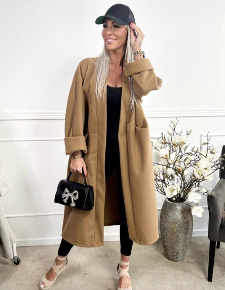 Annah - Oversized coat with pockets