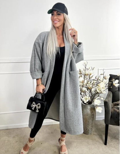 Annah - Oversized coat with pockets