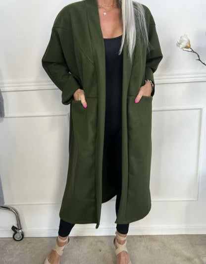 Annah - Oversized coat with pockets