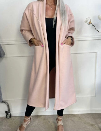 Annah - Oversized coat with pockets