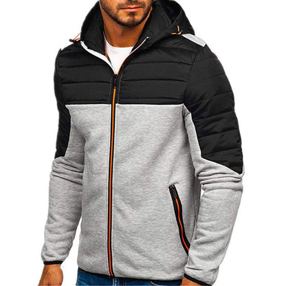 Arkkin - Warm padded men's jacket with hood