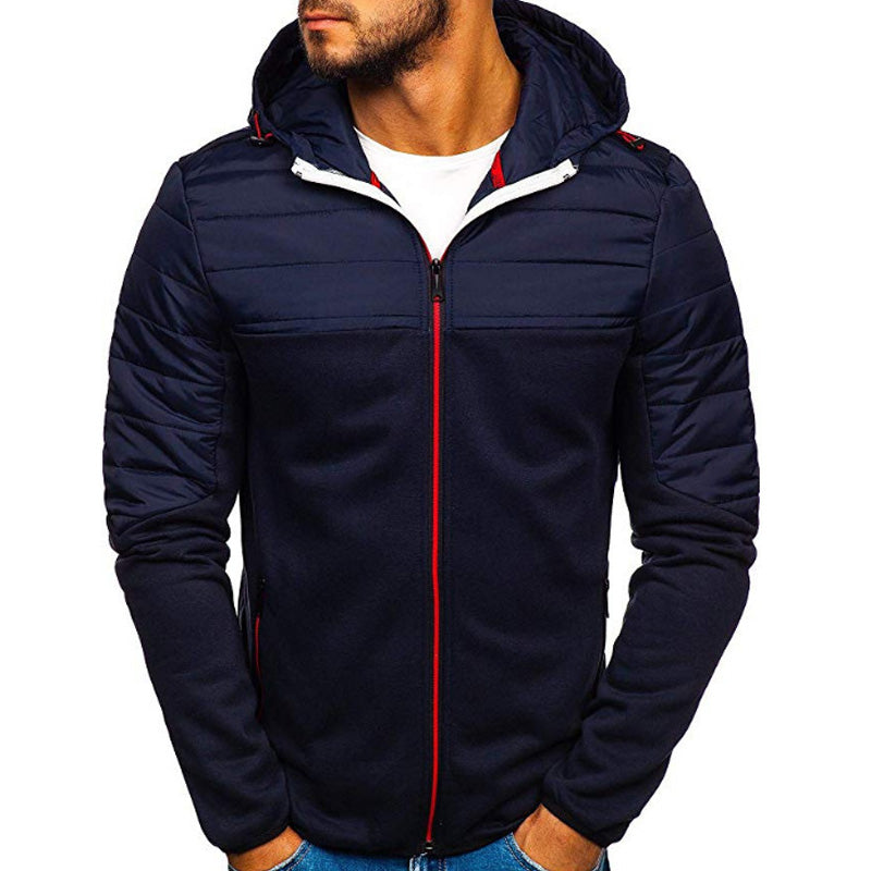 Arkkin - Warm padded men's jacket with hood