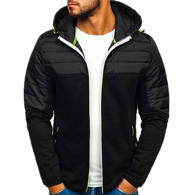 Arkkin - Warm padded men's jacket with hood