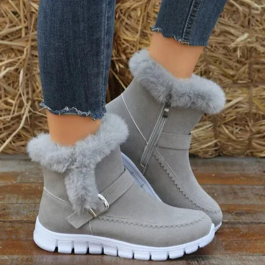 Berna - Short plush ankle boots