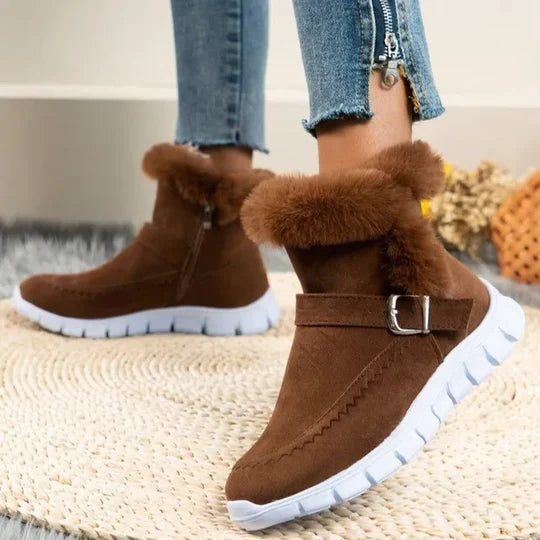 Berna - Short plush ankle boots