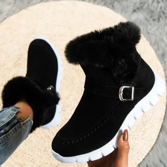 Berna - Short plush ankle boots