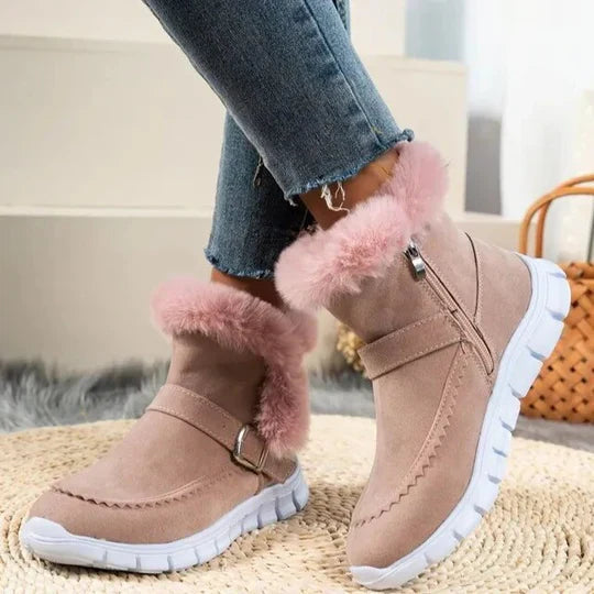 Berna - Short plush ankle boots