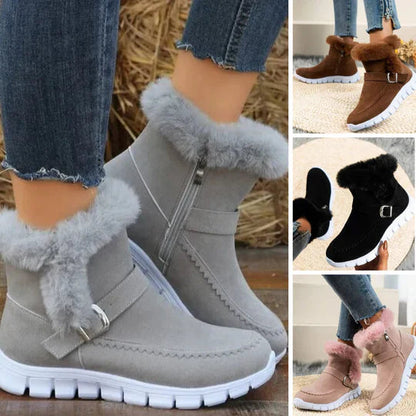 Berna - Short plush ankle boots