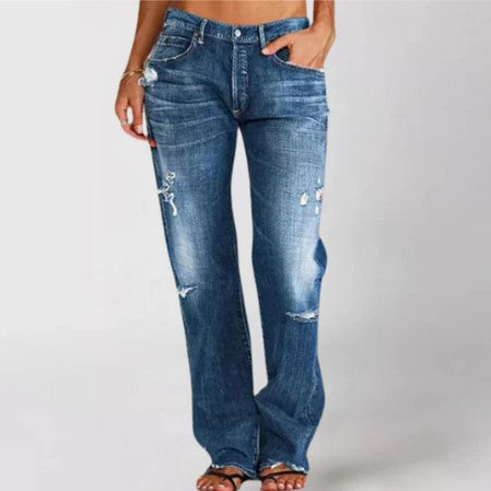 Brooklyn - Loose denim jeans for women