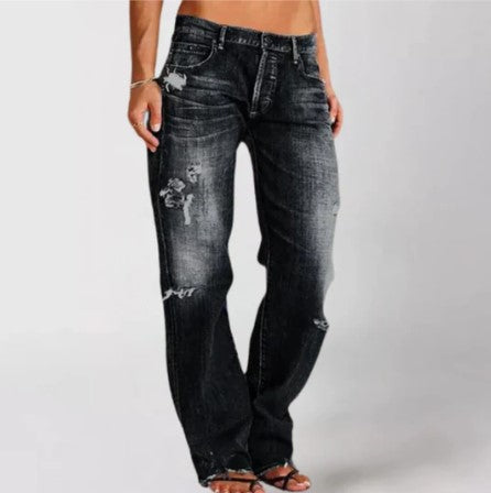 Brooklyn - Loose denim jeans for women