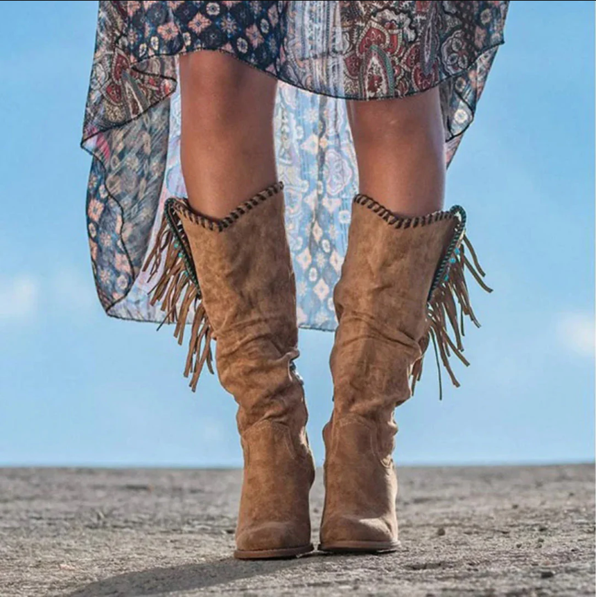 Chloe - Western ankle boots