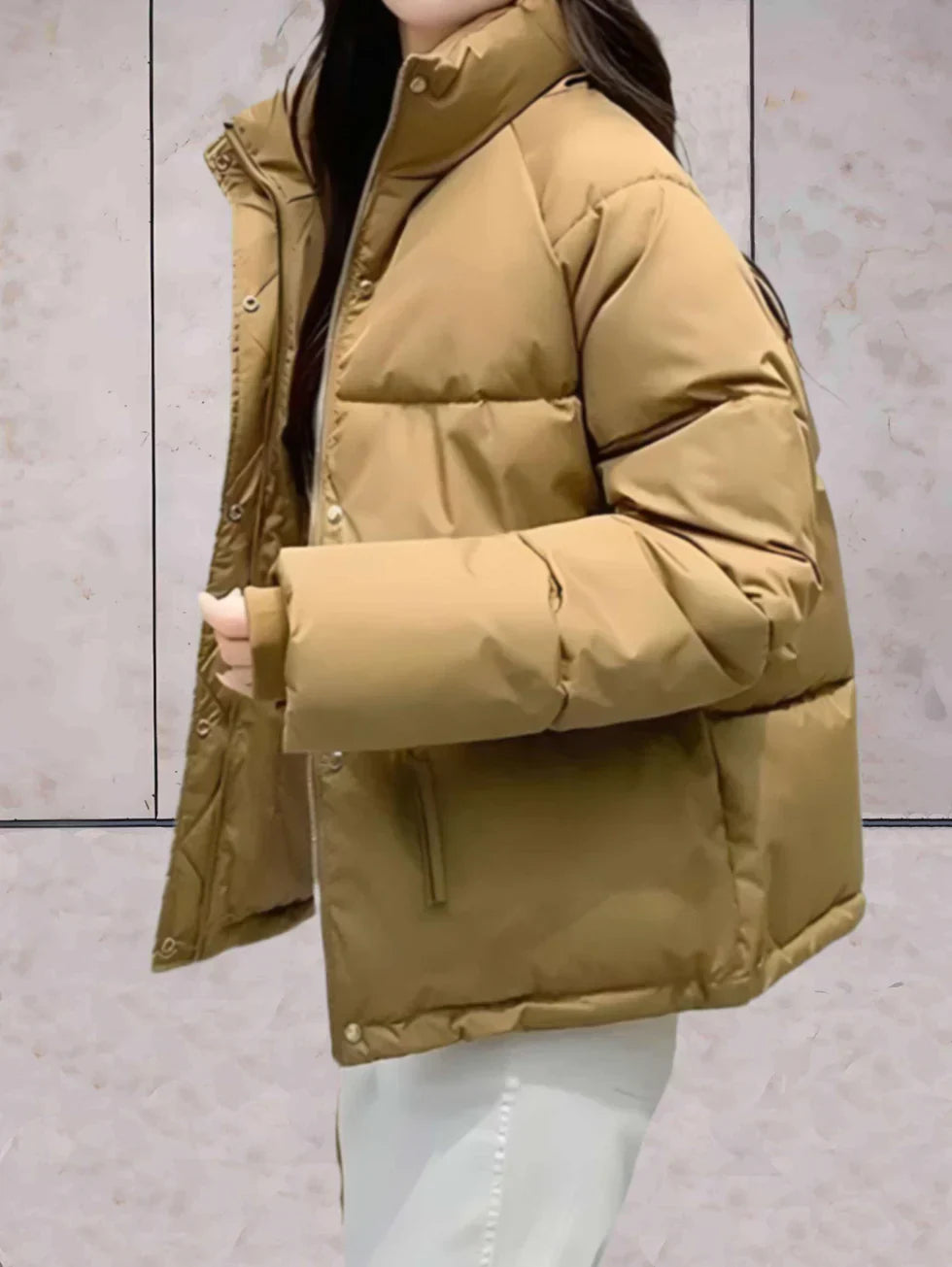 Dana - Parka jacket with standing collar