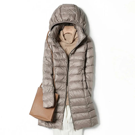 Danar - Fur collar warm ladies down jacket