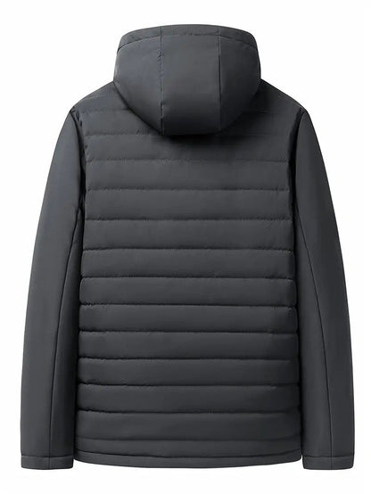 Eli - Warm, padded fleece jacket for men
