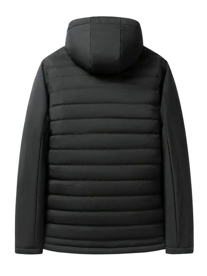 Eli - Warm, padded fleece jacket for men