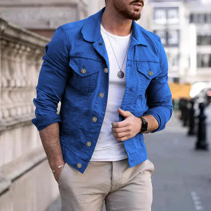 Feim - Timeless Classic Men's Denim Jacket - Durable & Stylish