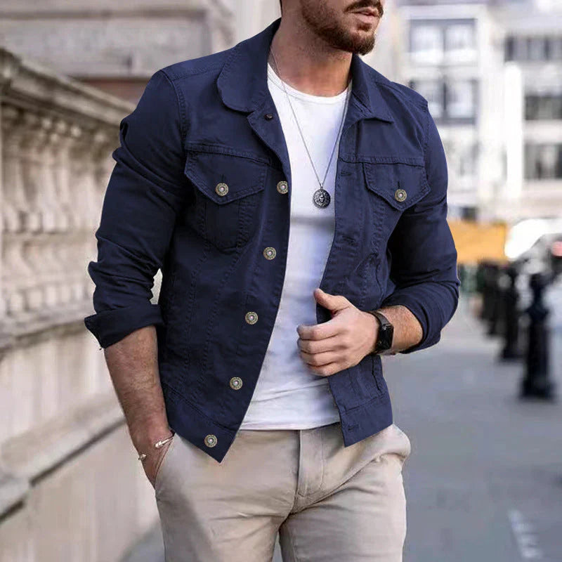 Feim - Timeless Classic Men's Denim Jacket - Durable & Stylish