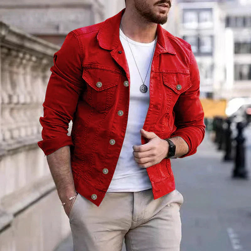 Feim - Timeless Classic Men's Denim Jacket - Durable & Stylish